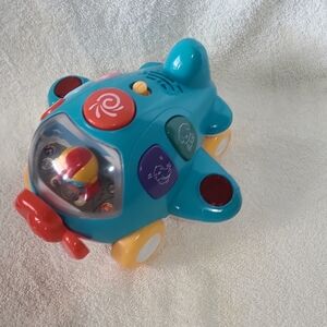 Blue and Red Toy Car with Streamlined Design